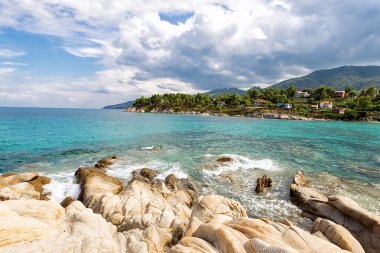 Vourvourou beach Halkidikya, Yunanistan