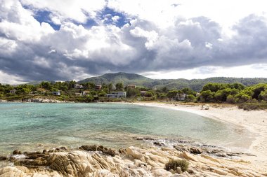 Vourvourou beach Halkidikya, Yunanistan