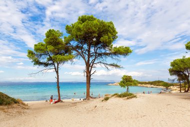 Vourvourou beach Halkidikya, Yunanistan
