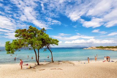 Vourvourou beach Halkidikya, Yunanistan