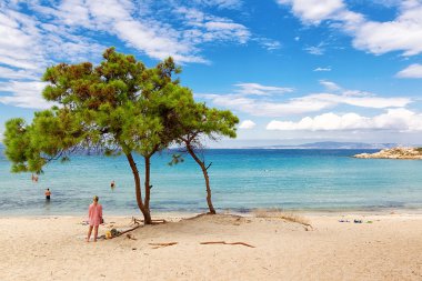 Vourvourou beach Halkidikya, Yunanistan