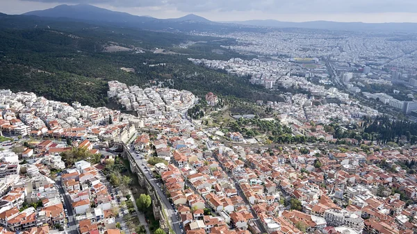 Luchtfoto van thessaloniki — Stockfoto