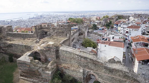 Luchtfoto van thessaloniki — Stockfoto