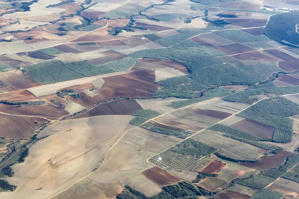 Photo aérienne de terres agricoles — Photo