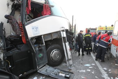 otobüs kazası