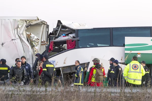 Bus accident — Stock Photo, Image