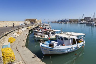 balıkçı tekneleri, heraklion, Girit, Yunanistan