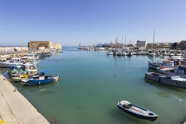 balıkçı tekneleri, heraklion, Girit, Yunanistan
