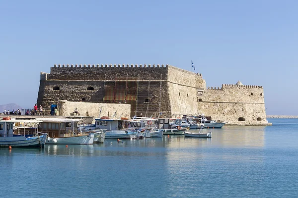 Venetiaanse fort in heraklion, Kreta koules — Stockfoto