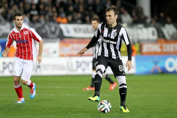 Platanias Paok Superleague — Stockfoto