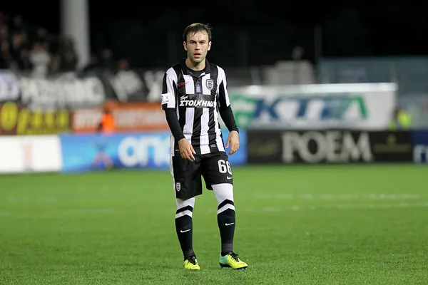 Platanias Paok Superleague — Stockfoto