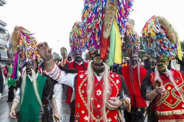Bell taşıyıcılar geçit Selanik'te