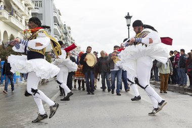 Bell taşıyıcılar geçit Selanik'te