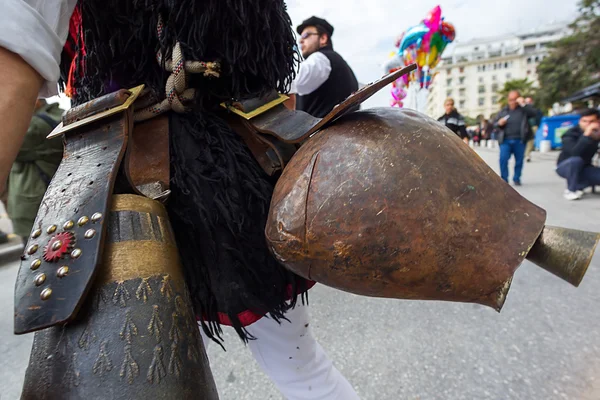 Bell bärare parad i thessaloniki — Stockfoto