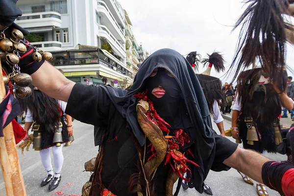 Bell bearer Parade in Thessaloniki — Stok Foto