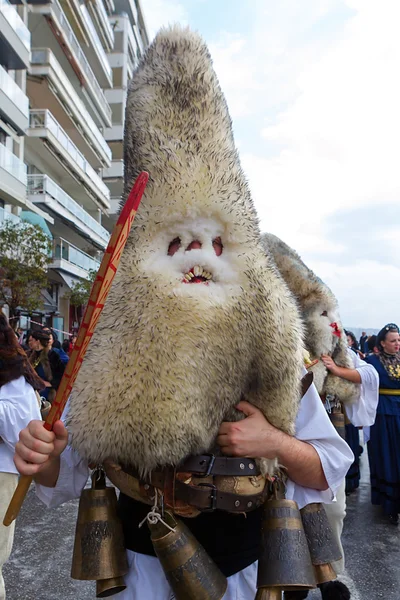 Bell bärare parad i thessaloniki — Stockfoto