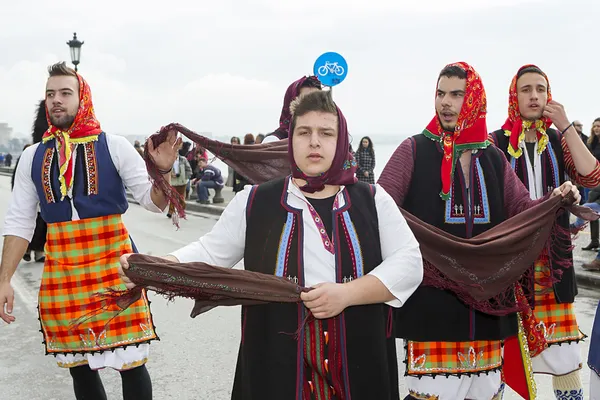 Desfile de Portadores de Campana en Tesalónica —  Fotos de Stock