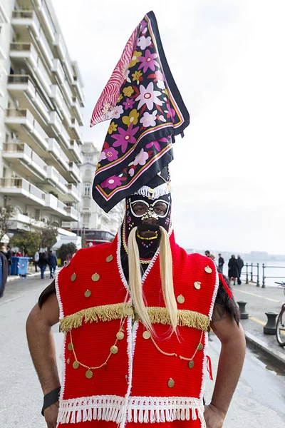 Bell bärare parad i thessaloniki — Stockfoto