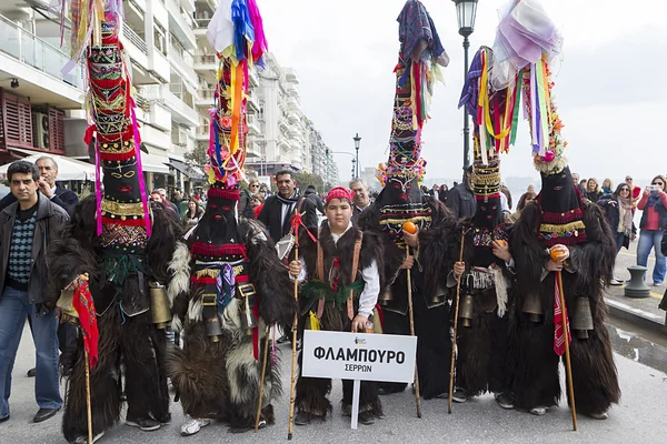 Bell bearers Parade in Thessaloniki — Stock Photo, Image