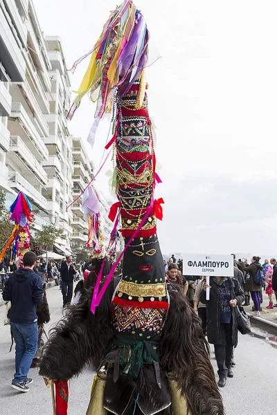 Bell bärare parad i thessaloniki — Stockfoto