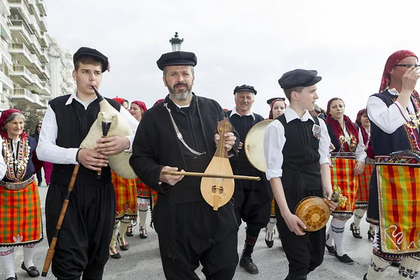 Desfile de Portadores de Campana en Tesalónica — Foto de Stock