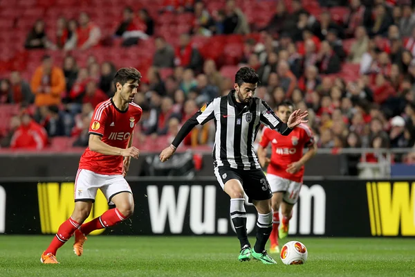 Benfica sl vs paok Soluň uefa europa league — Stock fotografie