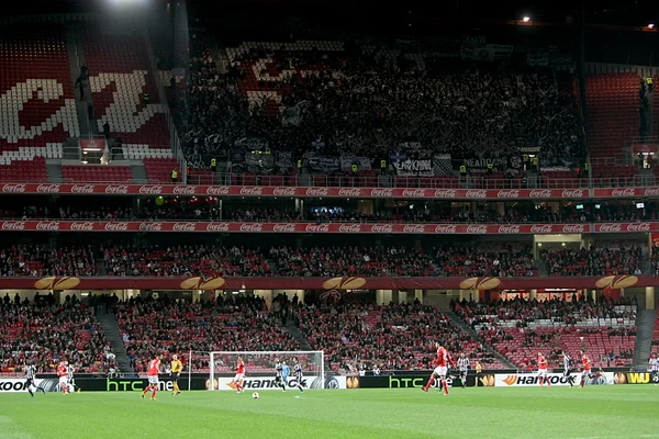 Sl Benfica vs paok Saloniki Liga Mistrzów — Zdjęcie stockowe