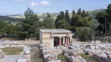 Knossos Sarayı'nda Girit, Yunanistan knossos Sarayı, bu en büyük b