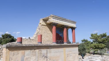 Knossos Sarayı'nda Girit, Yunanistan knossos Sarayı, bu en büyük b