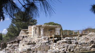 Knossos Sarayı'nda Girit, Yunanistan knossos Sarayı, bu en büyük b