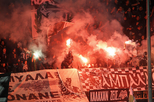 PAOK VS OLYMPIACOS GREEK SUPERLEAGUE MATCH