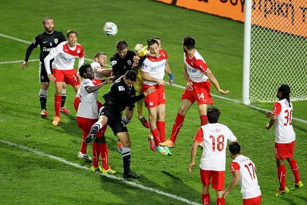 PAOK vs olympiacos řecká liga zápas — Stock fotografie