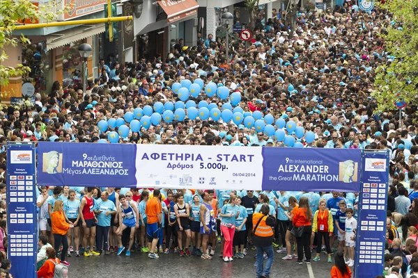 9th Marathon Alexander the Great Greek — Stock Photo, Image