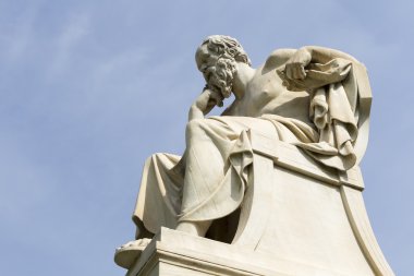 heykeli Sokrates Akademi Atina, Yunanistan