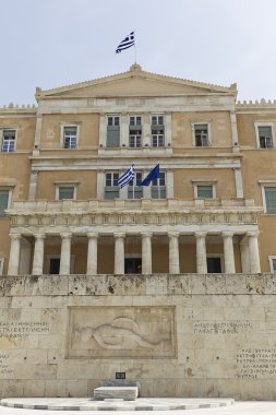 Atina - Yunanistan Yunan Parlamentosu Meclis'te bulunan.Αθήνα - Βουλή της Ελλάδας βρίσκεται στο Κοινοβούλιο