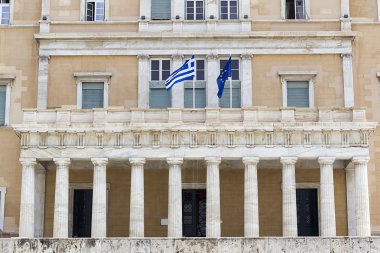 Atina - Yunanistan Yunan Parlamentosu Meclis'te bulunan.Αθήνα - Βουλή της Ελλάδας βρίσκεται στο Κοινοβούλιο