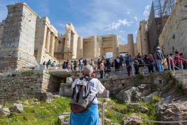 Akropolis, Atina, birçok turistik ile