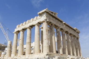  Antik Tapınağı Parthenon Tapınağı Akropol Atina Yunanistan 
