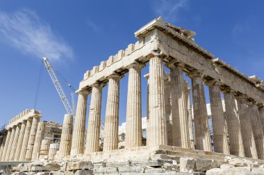 Antik Tapınağı Parthenon Tapınağı Akropol Atina Yunanistan 