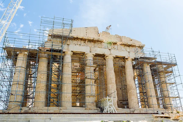 Temple antique Parthénon à Acropole Athènes Grèce — Photo