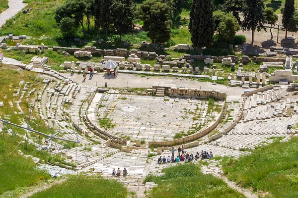 Amphitheater in the Acropolis, Athens — Stock Photo, Image
