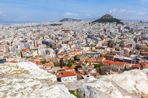 Panoramic view of Athens from Acropolis, Greece — Stock Photo, Image
