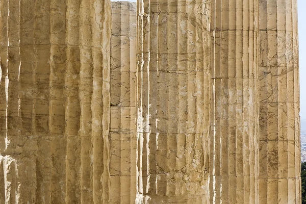 L'entrée de l'Acropole (Propilea) avec colonnes, Athènes, Greec — Photo