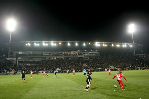 PAOK vs Olympiakos Puchar Grecji — Zdjęcie stockowe