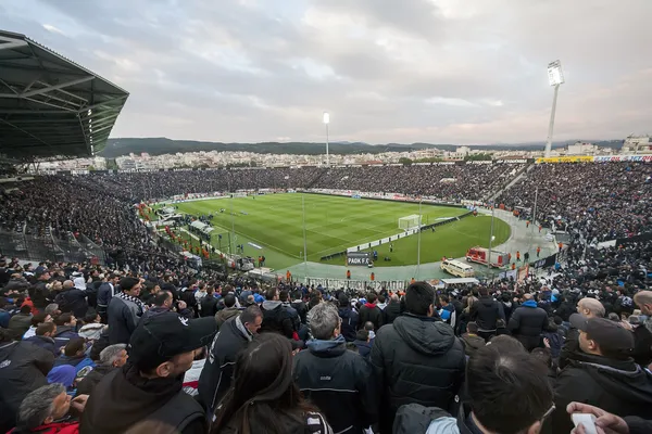 PAOK rakip Olympiakos Yunanistan Kupası — Stok fotoğraf