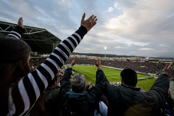 PAOK vs Olympiakos Puchar Grecji — Zdjęcie stockowe