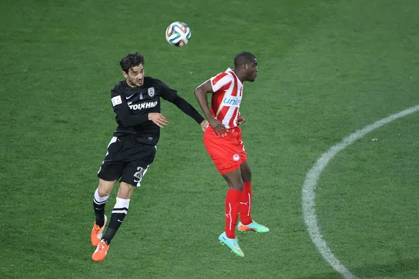 PAOK vs Olympiakos kupagyőztes — Stock Fotó