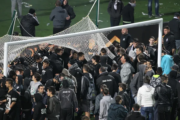 PAOK VS OLYMPIACOS GREEK CUP — Stock Photo, Image