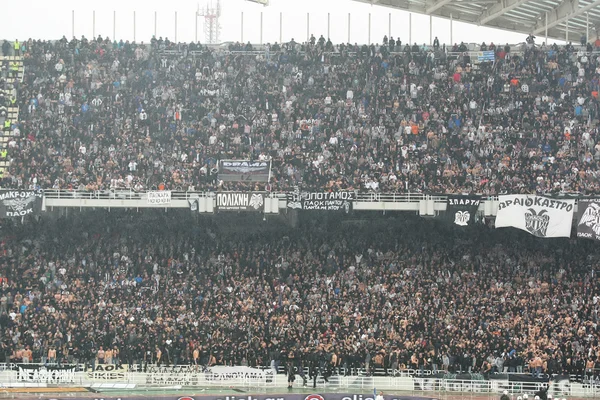 PAOK rakip panathinaikos Yunan Kupası Finali — Stok fotoğraf