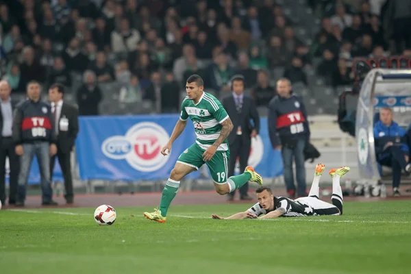 PAOK rakip panathinaikos Yunan Kupası Finali — Stok fotoğraf